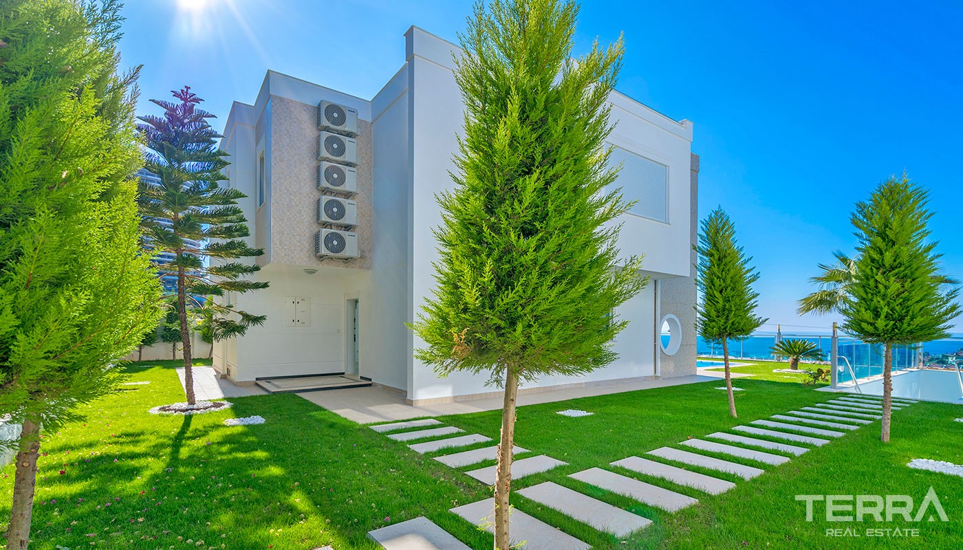 Luxury Villas for Sale with Endless Sea View in Alanya Kargıcak - 12268