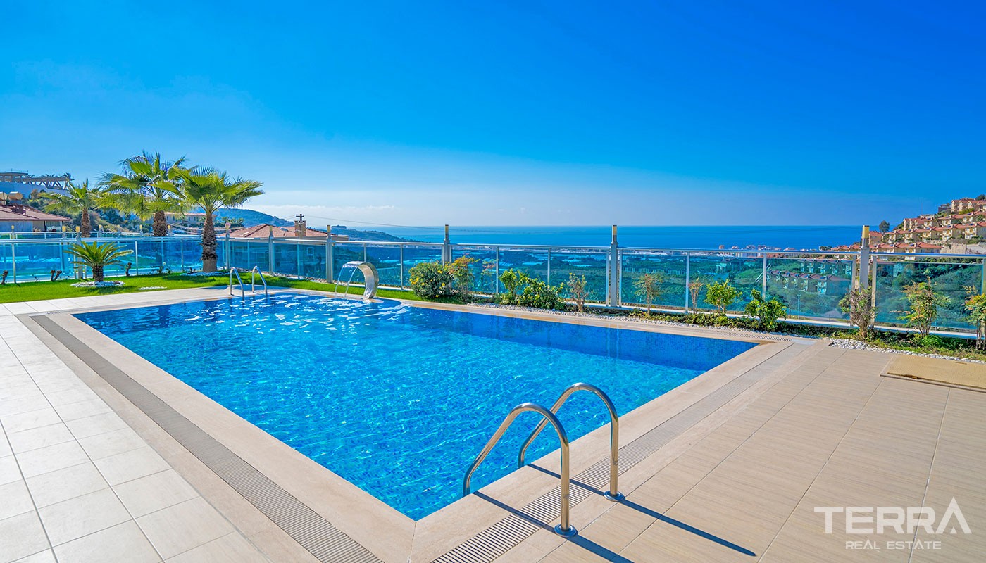 Luxury Villas for Sale with Endless Sea View in Alanya Kargıcak - 12269