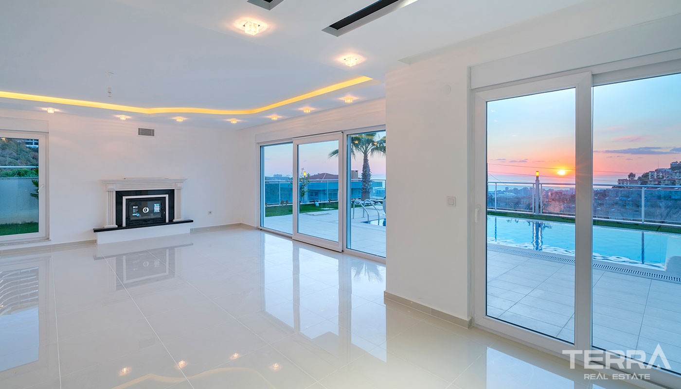 Luxury Villas for Sale with Endless Sea View in Alanya Kargıcak - 12270