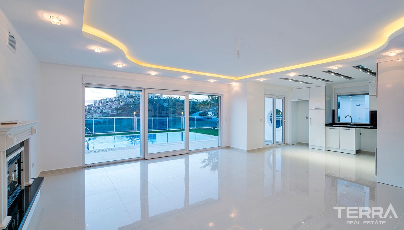 Luxury Villas for Sale with Endless Sea View in Alanya Kargıcak - 12271