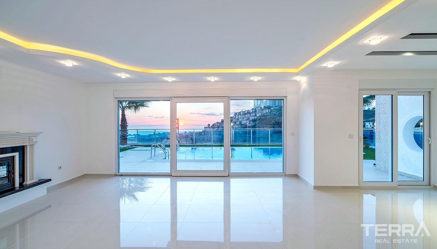 Luxury Villas for Sale with Endless Sea View in Alanya Kargıcak - 12274