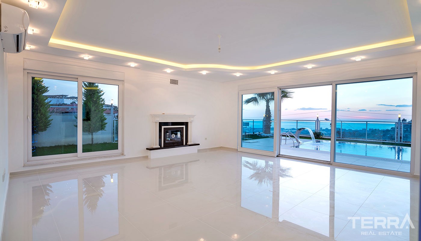Luxury Villas for Sale with Endless Sea View in Alanya Kargıcak - 12275