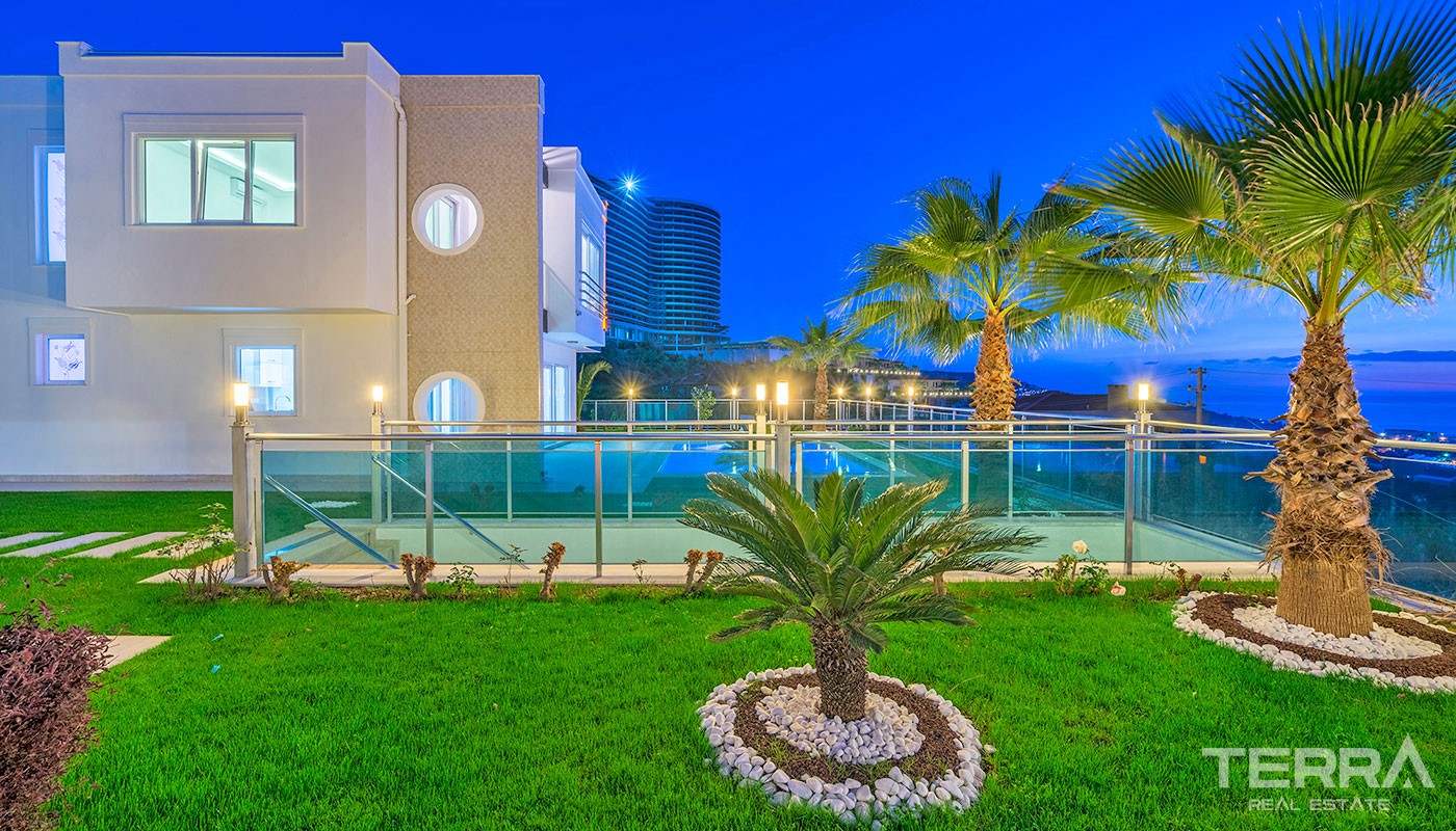 Luxury Villas for Sale with Endless Sea View in Alanya Kargıcak - 12276