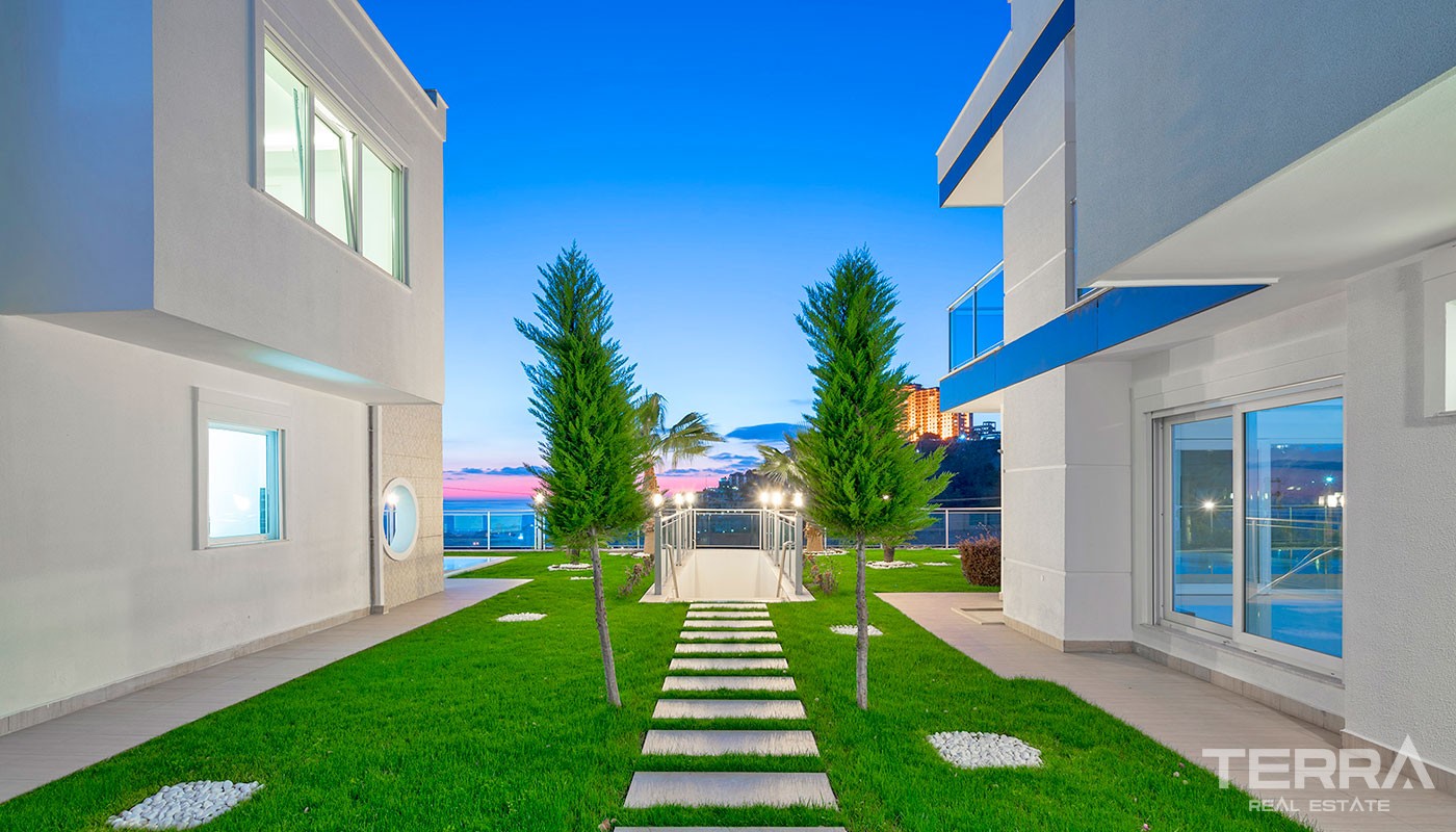 Luxury Villas for Sale with Endless Sea View in Alanya Kargıcak - 12277