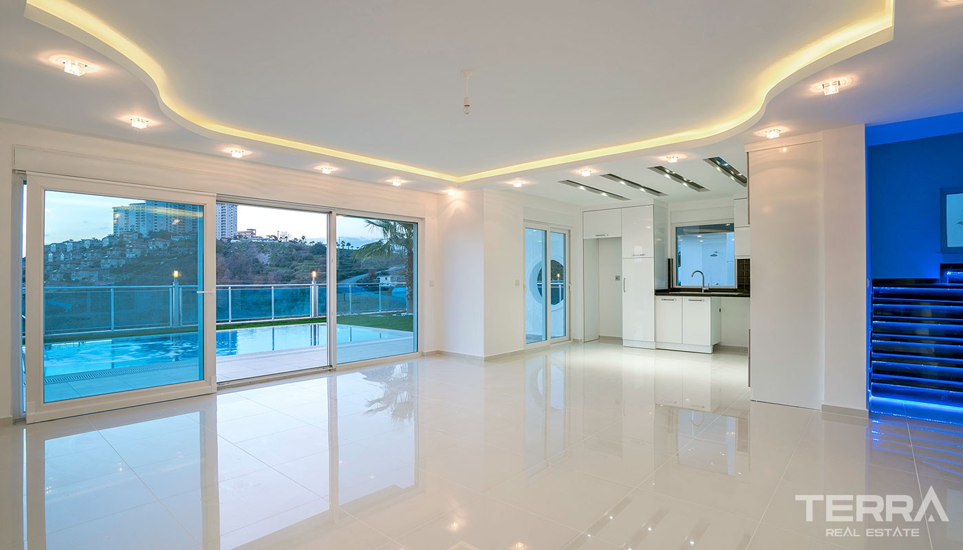Luxury Villas for Sale with Endless Sea View in Alanya Kargıcak - 12278