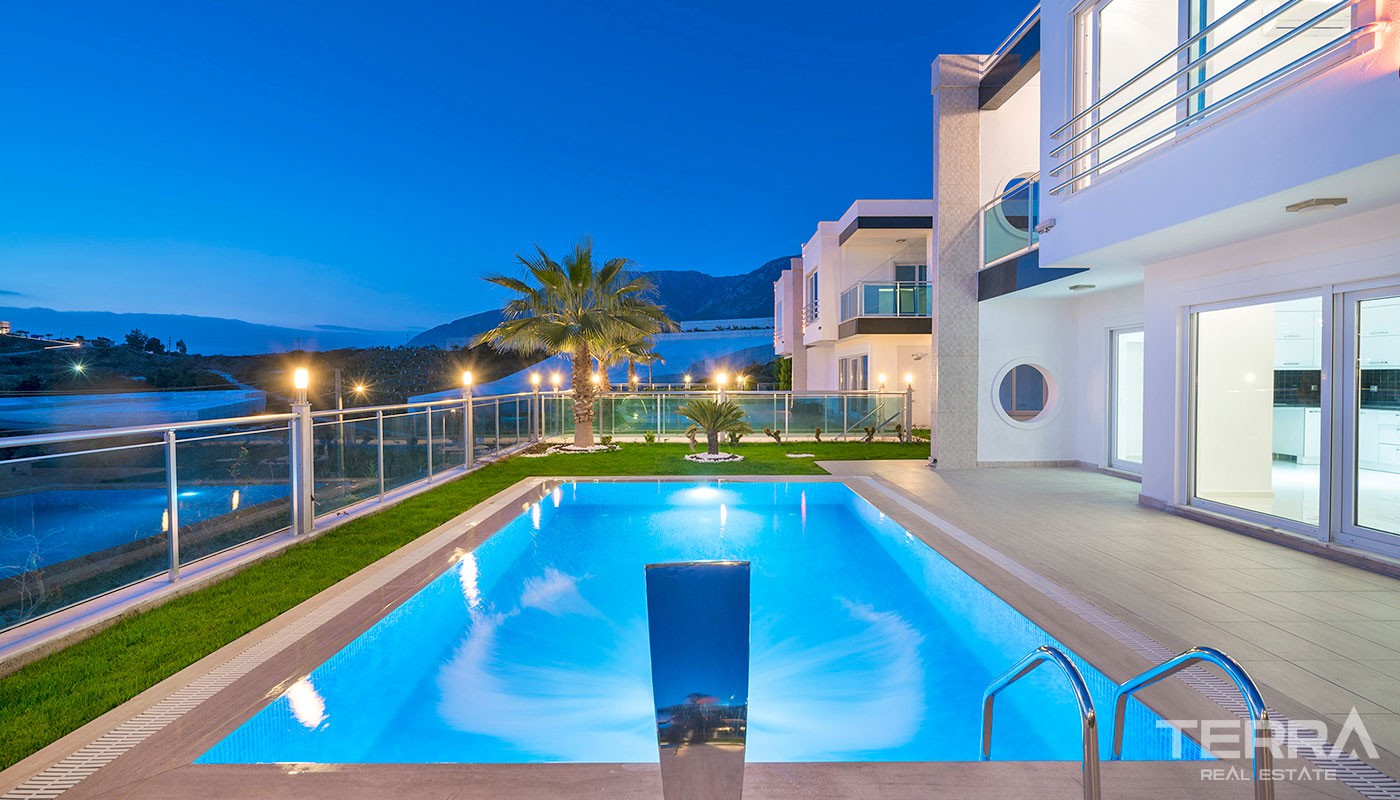Luxury Villas for Sale with Endless Sea View in Alanya Kargıcak - 12284