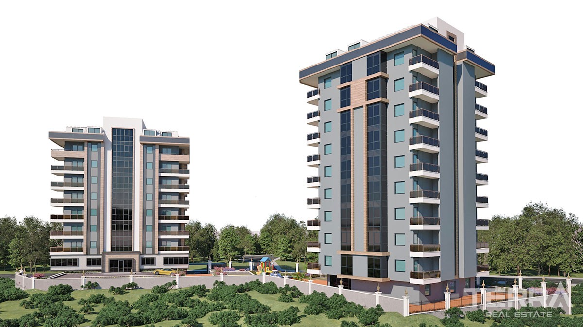 Vizyon Park Apartments im Stadtzentrum von Alanya in zentraler Lage - 18573