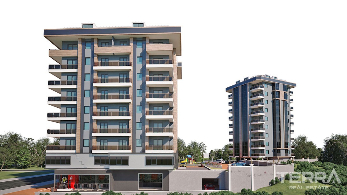 Vizyon Park Apartments im Stadtzentrum von Alanya in zentraler Lage - 18575