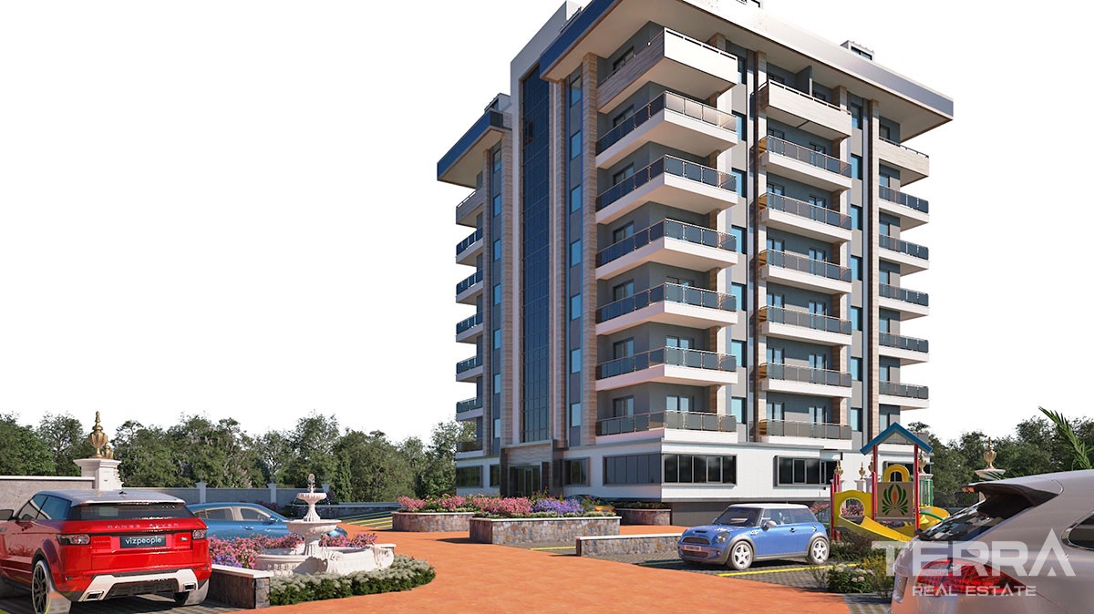 Vizyon Park Apartments im Stadtzentrum von Alanya in zentraler Lage - 18576