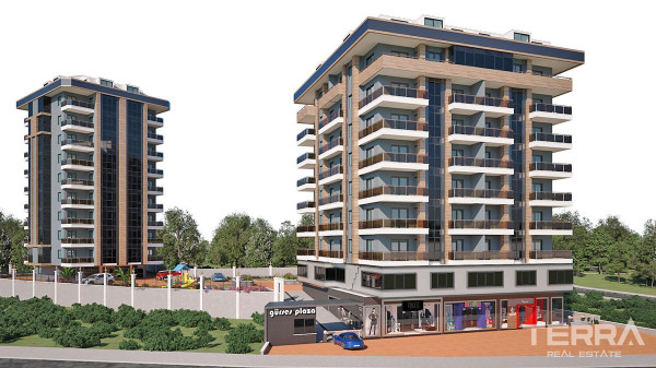 Vizyon Park Apartments im Stadtzentrum von Alanya in zentraler Lage