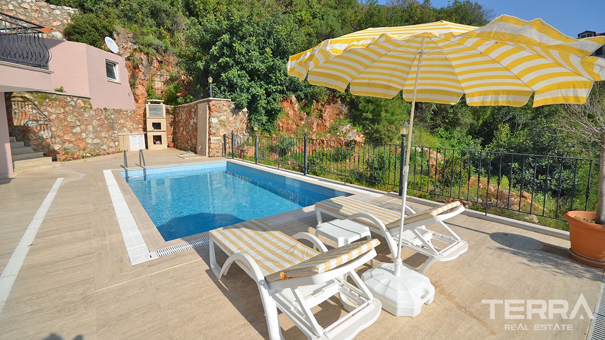 Endless sea view villa for sale in Alanya Bektaş - 12416