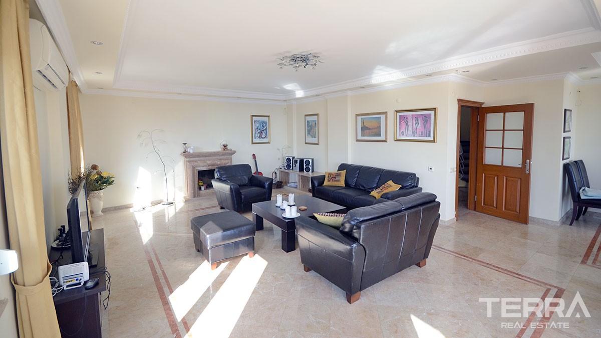 Endless sea view villa for sale in Alanya Bektaş - 12424