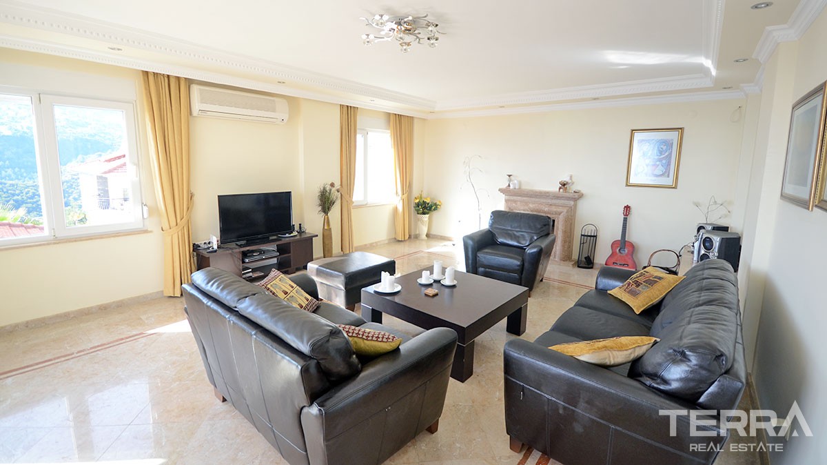 Endless sea view villa for sale in Alanya Bektaş - 12426