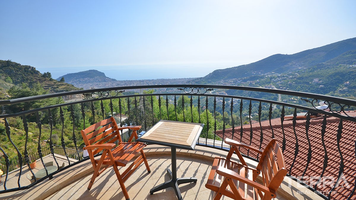 Endless sea view villa for sale in Alanya Bektaş - 12441