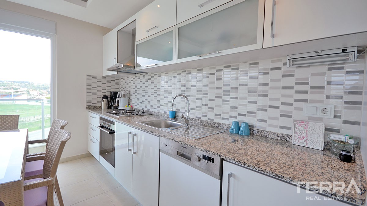 Furnished 2 bedroom apartment for sale Avsallar Alanya at Emerald Park - 12504