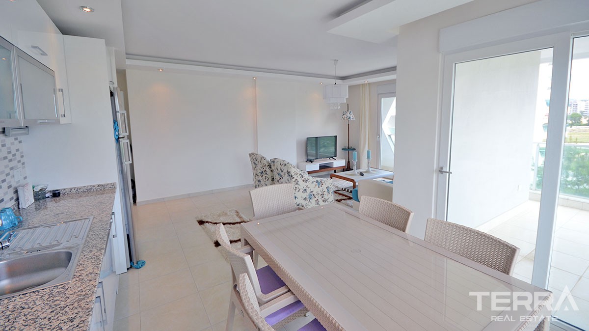 Furnished 2 bedroom apartment for sale Avsallar Alanya at Emerald Park - 12505