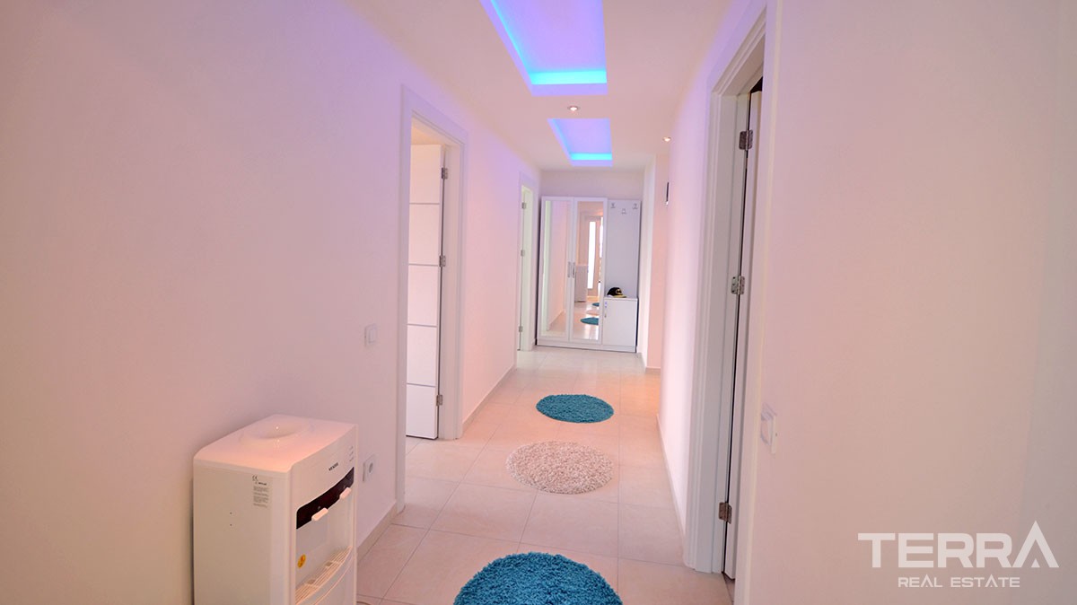 Furnished 2 bedroom apartment for sale Avsallar Alanya at Emerald Park - 12508