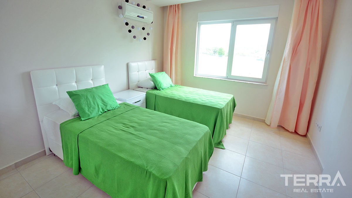 Furnished 2 bedroom apartment for sale Avsallar Alanya at Emerald Park - 12511