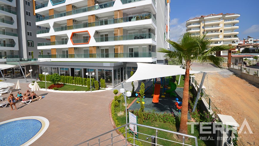 Furnished 2 bedroom apartment for sale Avsallar Alanya at Emerald Park - 12523