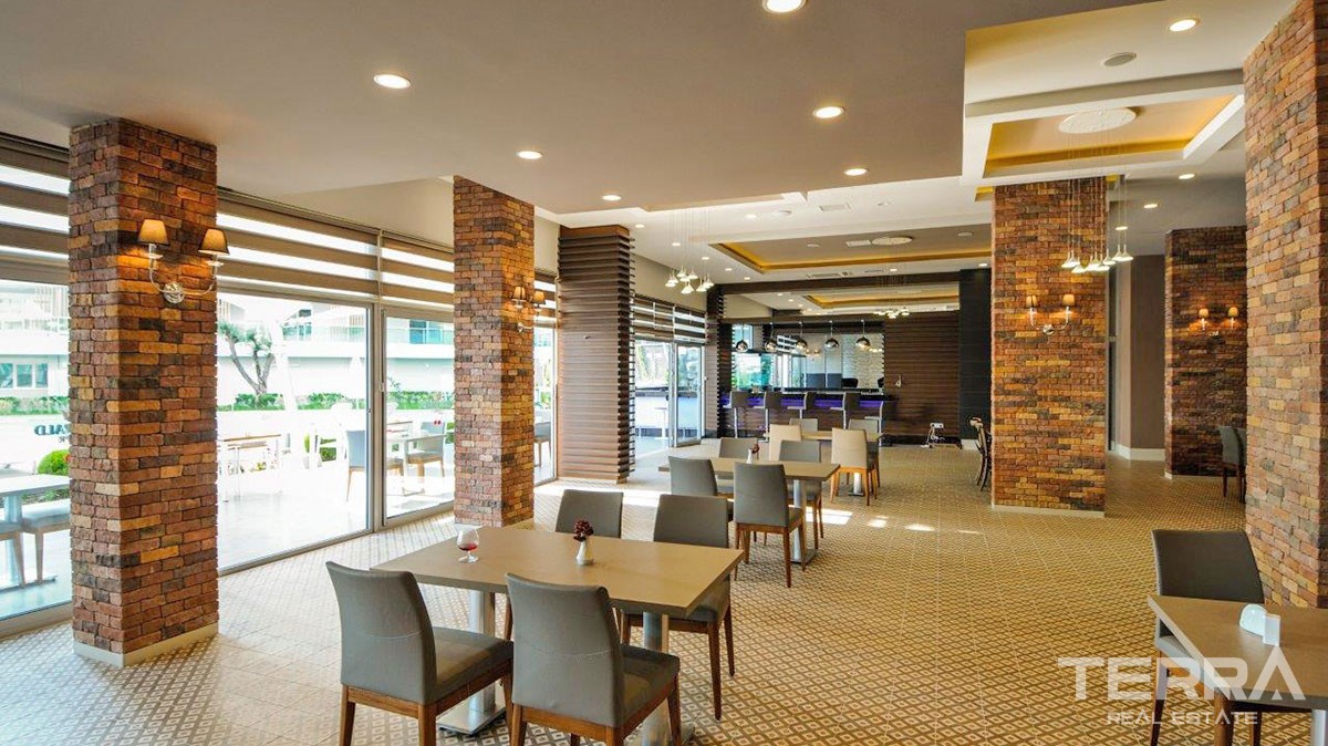 Furnished 2 bedroom apartment for sale Avsallar Alanya at Emerald Park - 12530