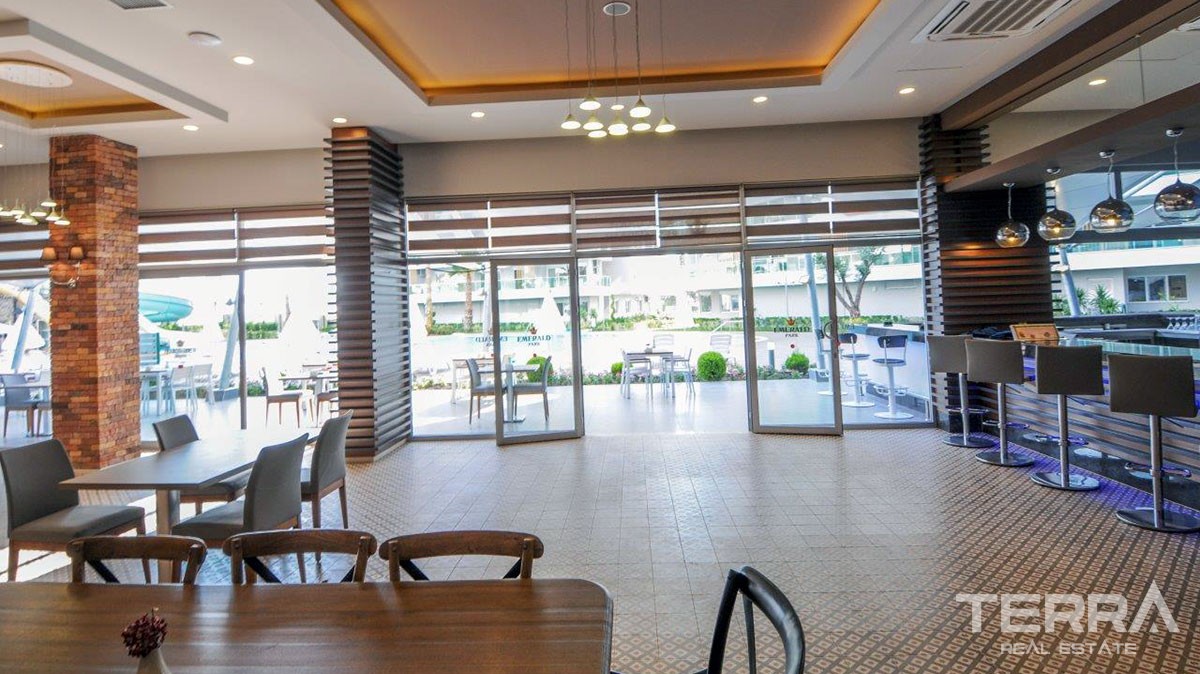 Furnished 2 bedroom apartment for sale Avsallar Alanya at Emerald Park - 12531