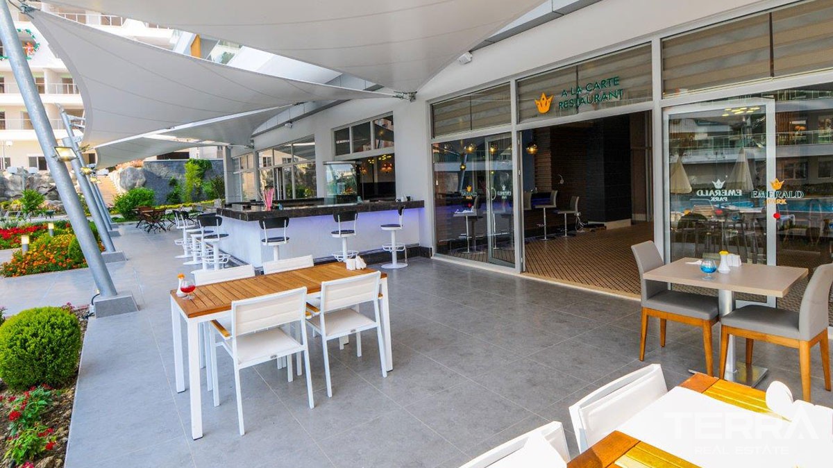 Furnished 2 bedroom apartment for sale Avsallar Alanya at Emerald Park - 12533