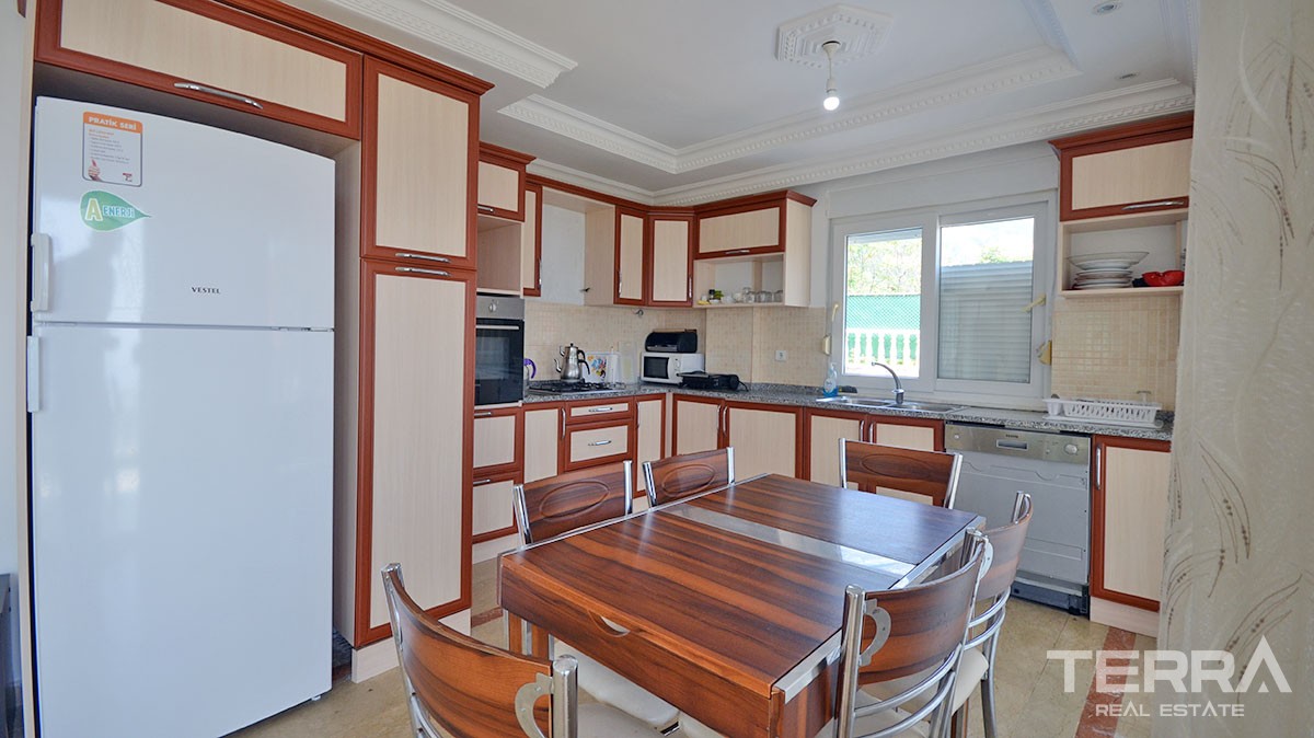 Sea view detached villa for sale in Alanya Tepe with private pool - 12825