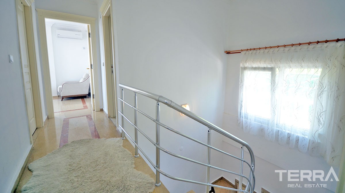 Sea view detached villa for sale in Alanya Tepe with private pool - 12827