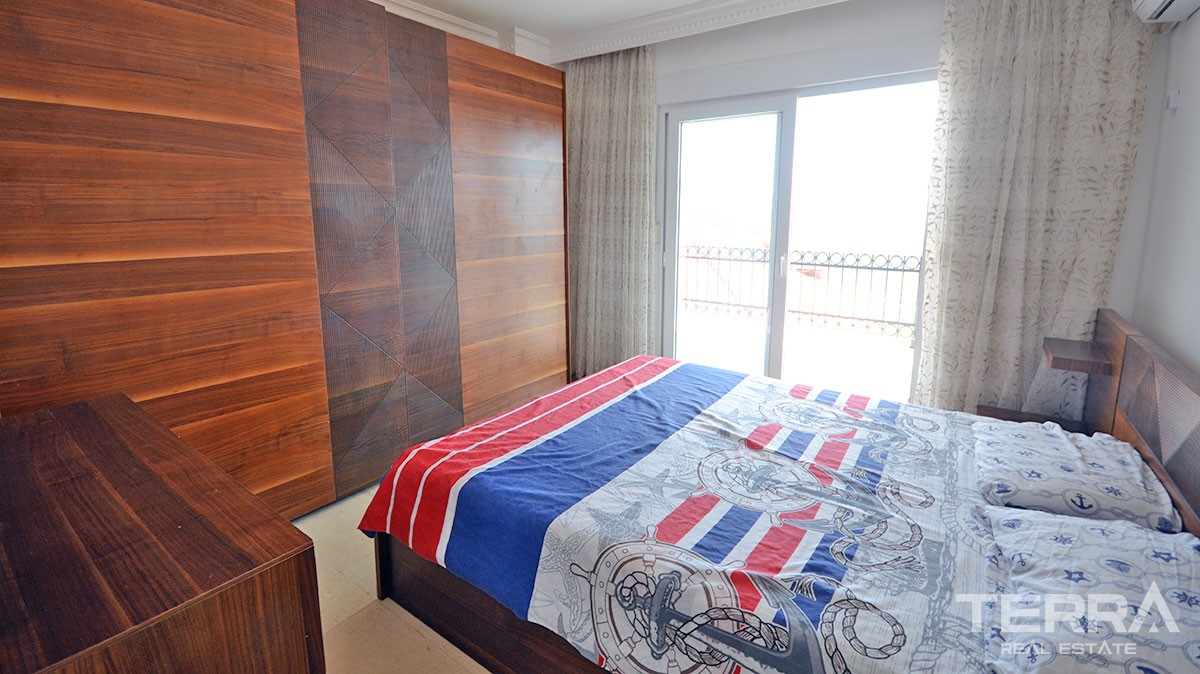 Sea view detached villa for sale in Alanya Tepe with private pool - 12831