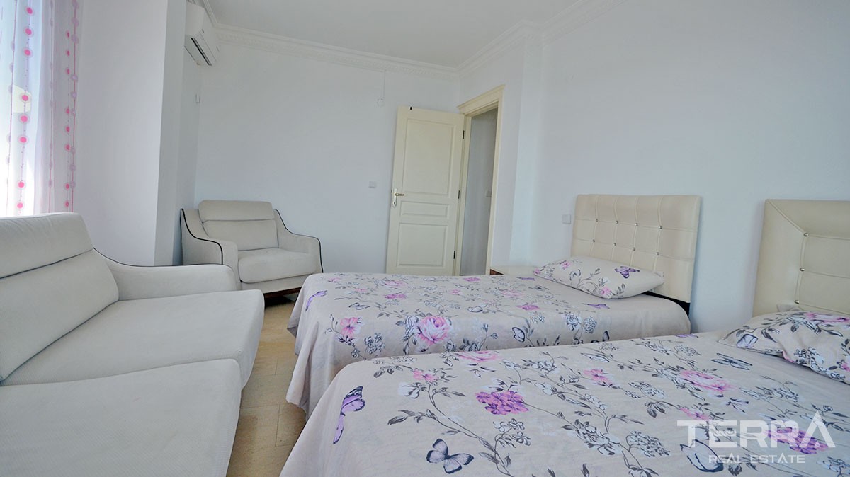Sea view detached villa for sale in Alanya Tepe with private pool - 12834