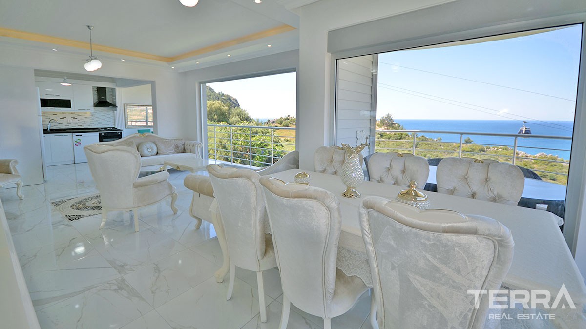 Exclusive sea view apartment for sale in Alanya Castle - 12883