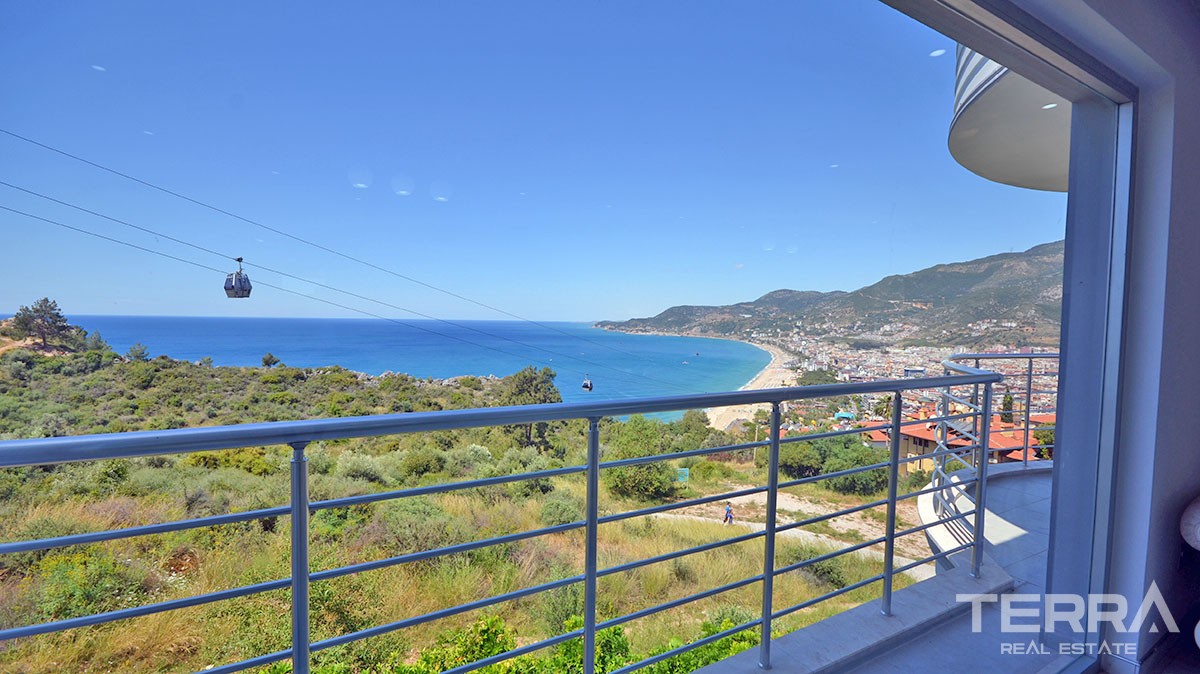 Exclusive sea view apartment for sale in Alanya Castle - 12899