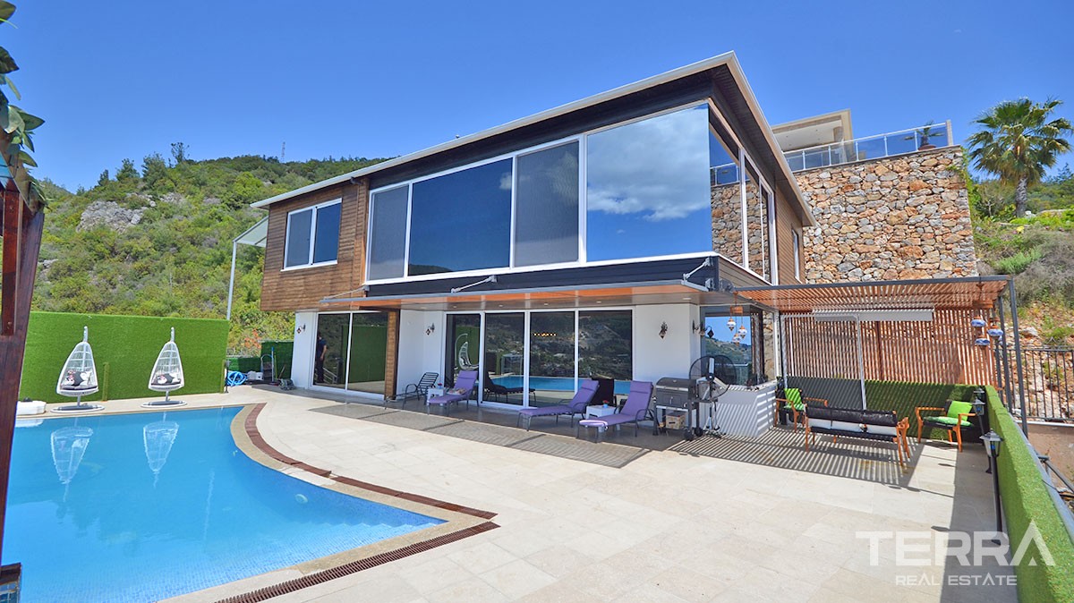 Exklusive freistehende Villa zum Verkauf in Alanya, Bektaş - 12904