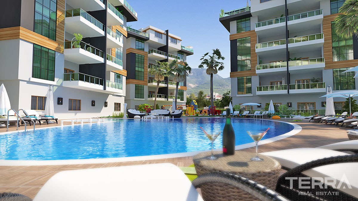 Spacious Apartments for sale with Separate Kitchen in Alanya Oba - 13088