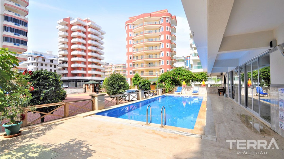 Furnished apartment at a very bargain price in Mahmutlar Alanya - 13154