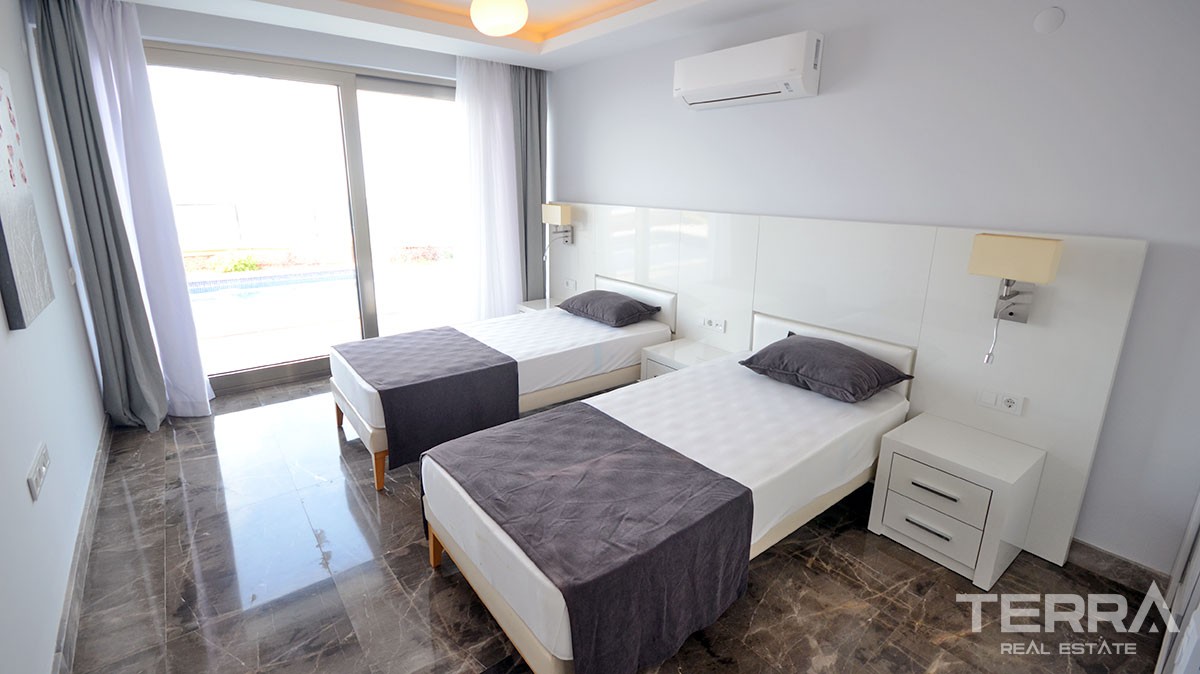 Exklusive Häuser zum Verkauf in Alanya Bektaş mit herrlichem Meerblic - 13221