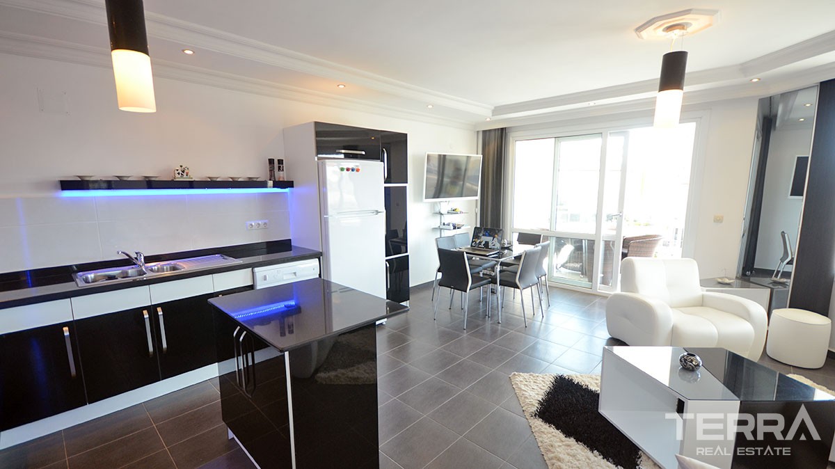 Geräumiges Penthouse zum Verkauf in Alanya Oba im Blumengarten - 13239