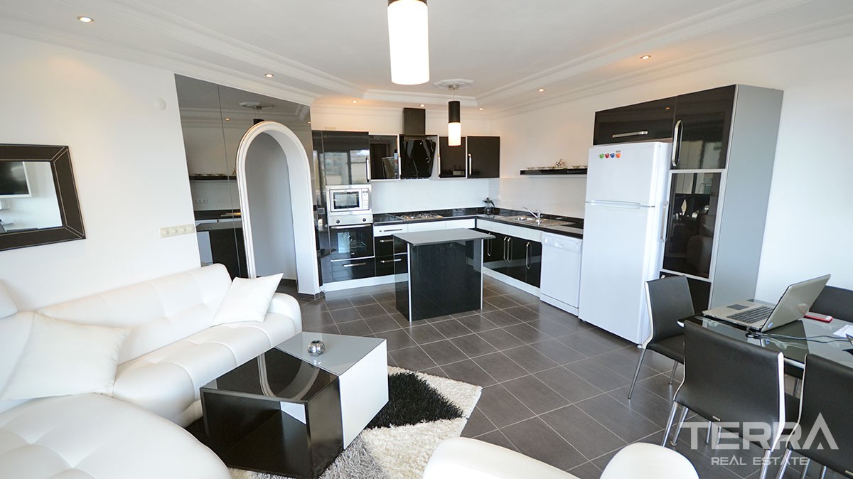 Geräumiges Penthouse zum Verkauf in Alanya Oba im Blumengarten - 13240