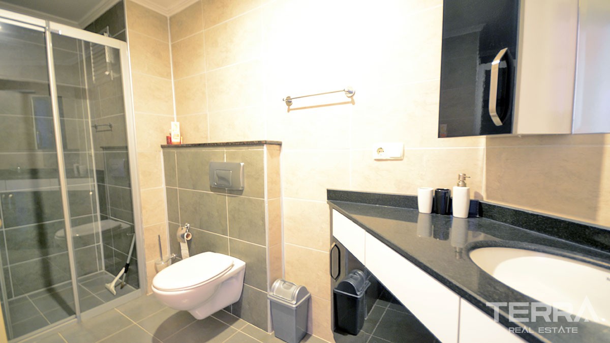 Geräumiges Penthouse zum Verkauf in Alanya Oba im Blumengarten - 13254