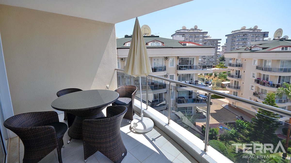 Geräumiges Penthouse zum Verkauf in Alanya Oba im Blumengarten - 13256