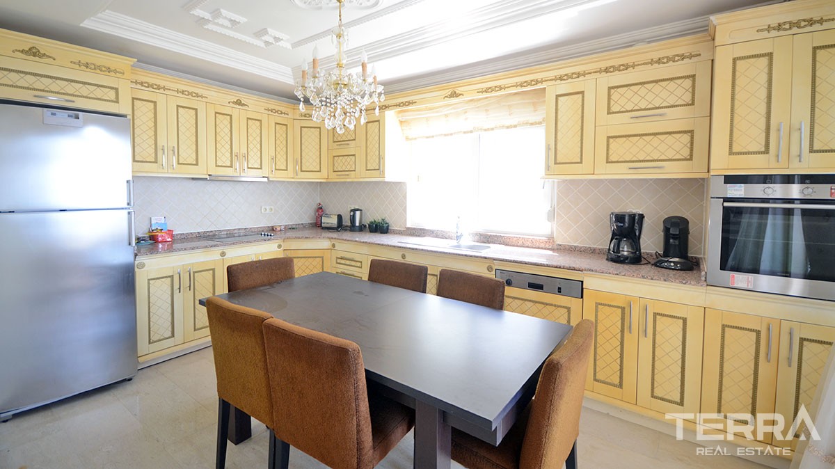 Fully furnished sea view villa for sale in Alanya Kargıcak - 13267