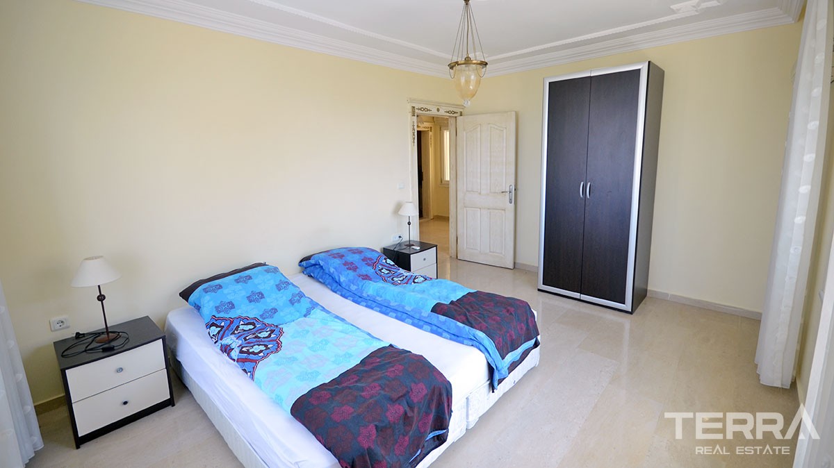 Fully furnished sea view villa for sale in Alanya Kargıcak - 13269