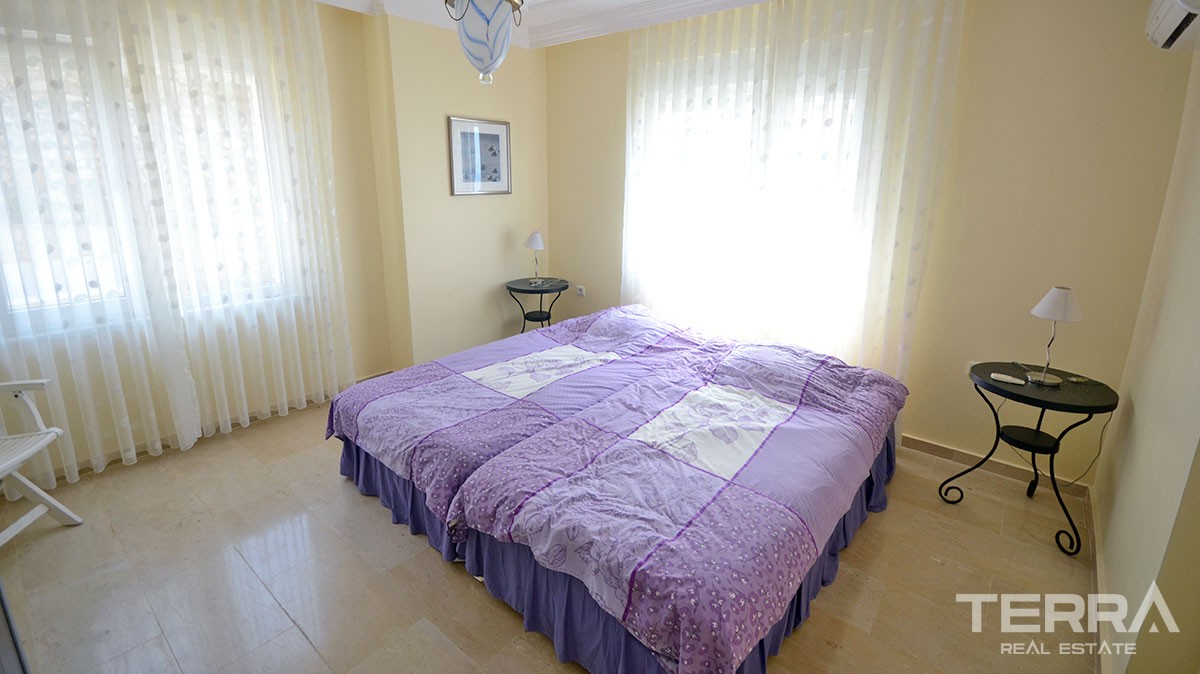 Fully furnished sea view villa for sale in Alanya Kargıcak - 13271