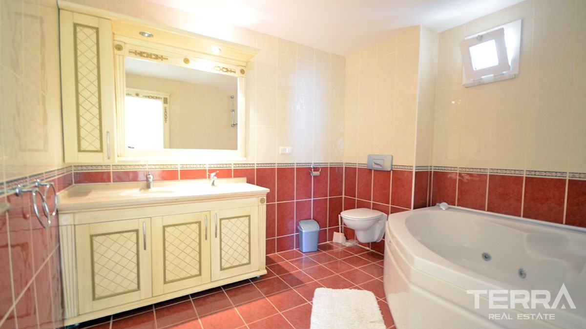 Fully furnished sea view villa for sale in Alanya Kargıcak - 13276