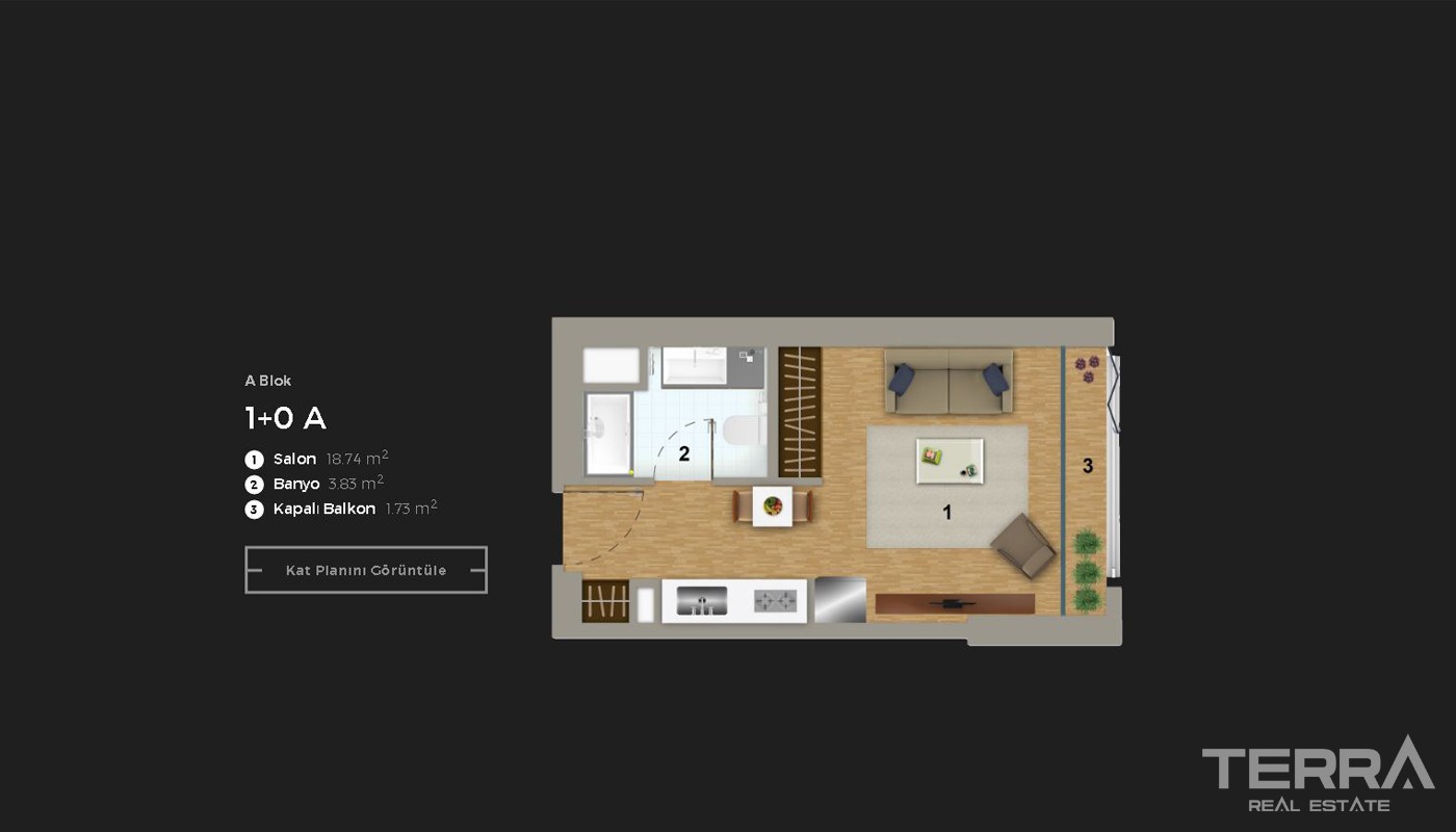 Apartments for Sale on Well-known Basın Ekspres Way in Istanbul - 13337