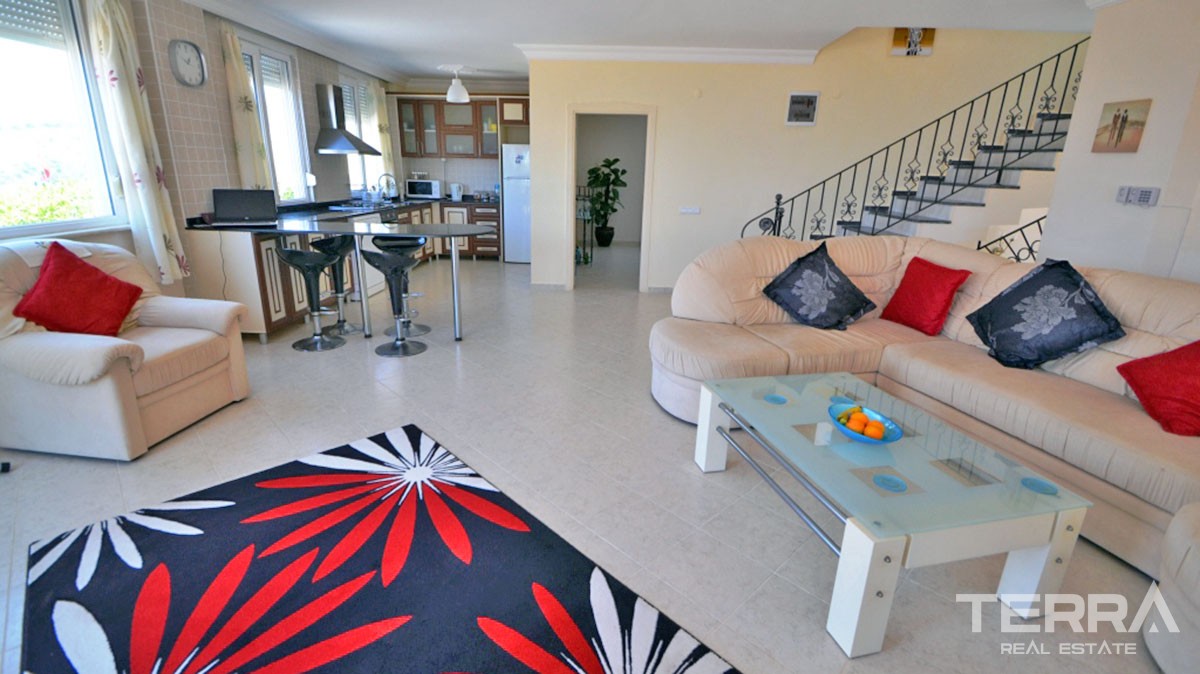 Komplett eingerichtete Villa zum Verkauf in Alanya Kargıcak mit tolle - 13390