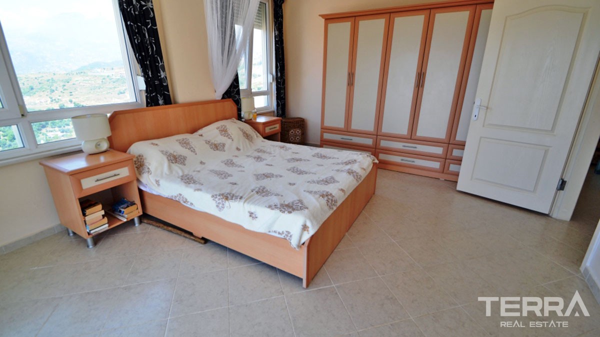 Komplett eingerichtete Villa zum Verkauf in Alanya Kargıcak mit tolle - 13398