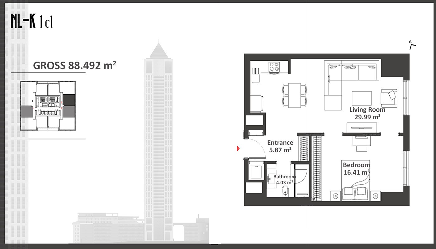 Exklusive Wohnungen zum Verkauf in İstanbul Şişli - 17544