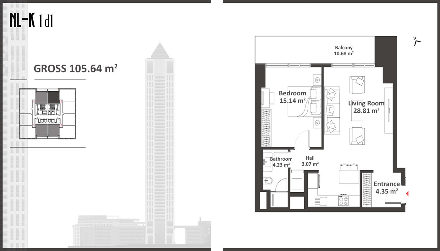 Exklusive Wohnungen zum Verkauf in İstanbul Şişli - 17545