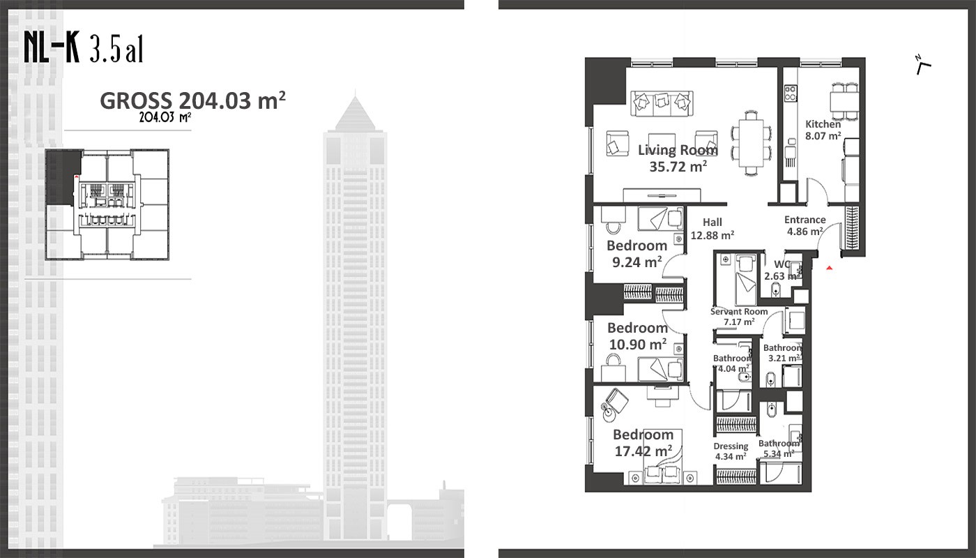 Exklusive Wohnungen zum Verkauf in İstanbul Şişli - 17548